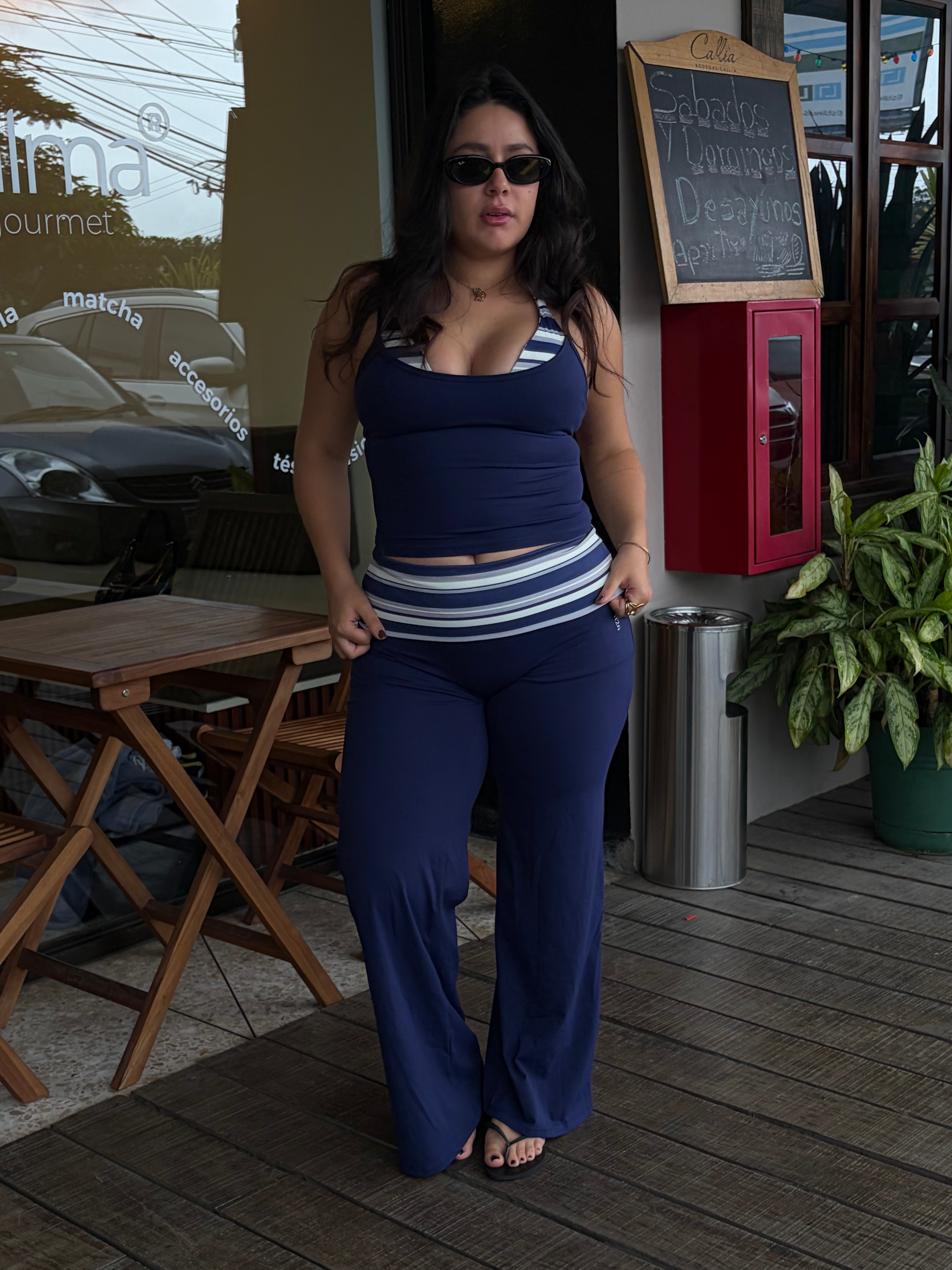 SC fold dover wide leg bottoms