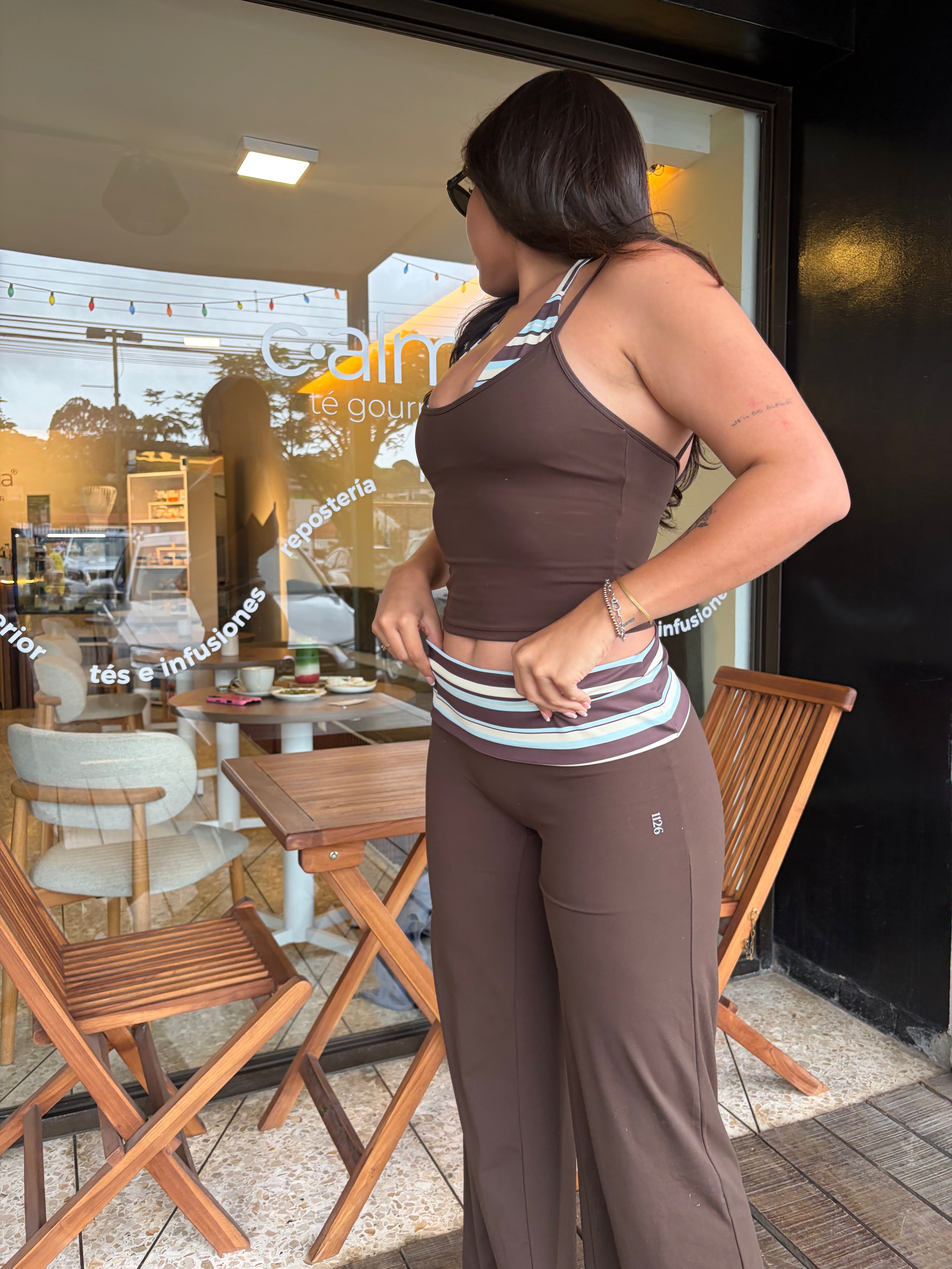 SC fold dover wide leg bottoms